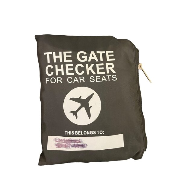 The Gate Checker For Car‎ Seats Travel Bag With Zipper & Handles - Picture 1 of 6